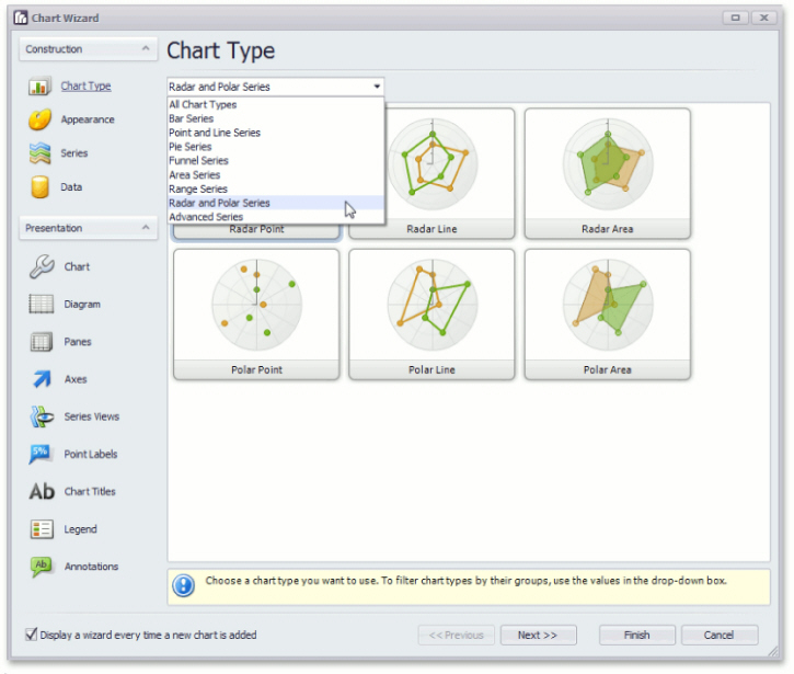 Charting - Chart Wizard