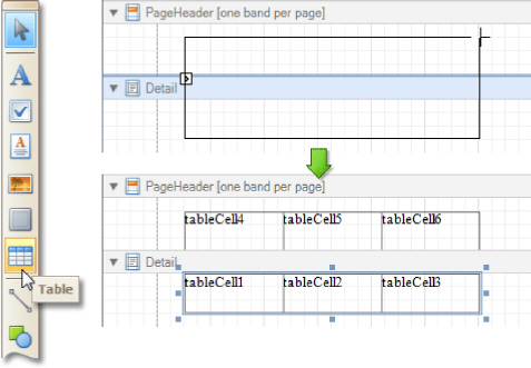 Two Tier Table Report Format Create Reports - Report Types