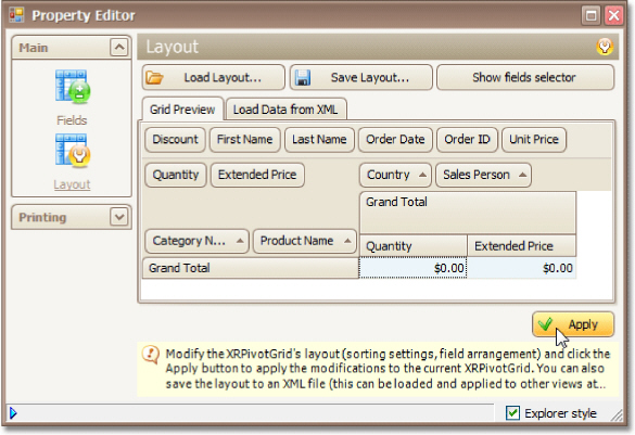 Create Reports - Report Types