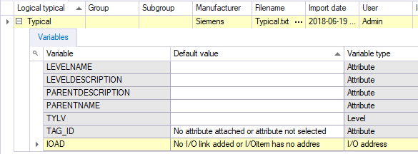 System Variable Image System variable