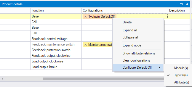 Product Configurations